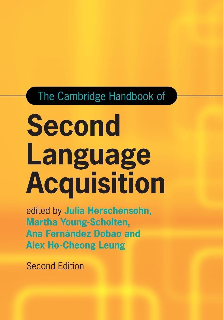 Amazon | The Cambridge Handbook of Second Language Acquisition